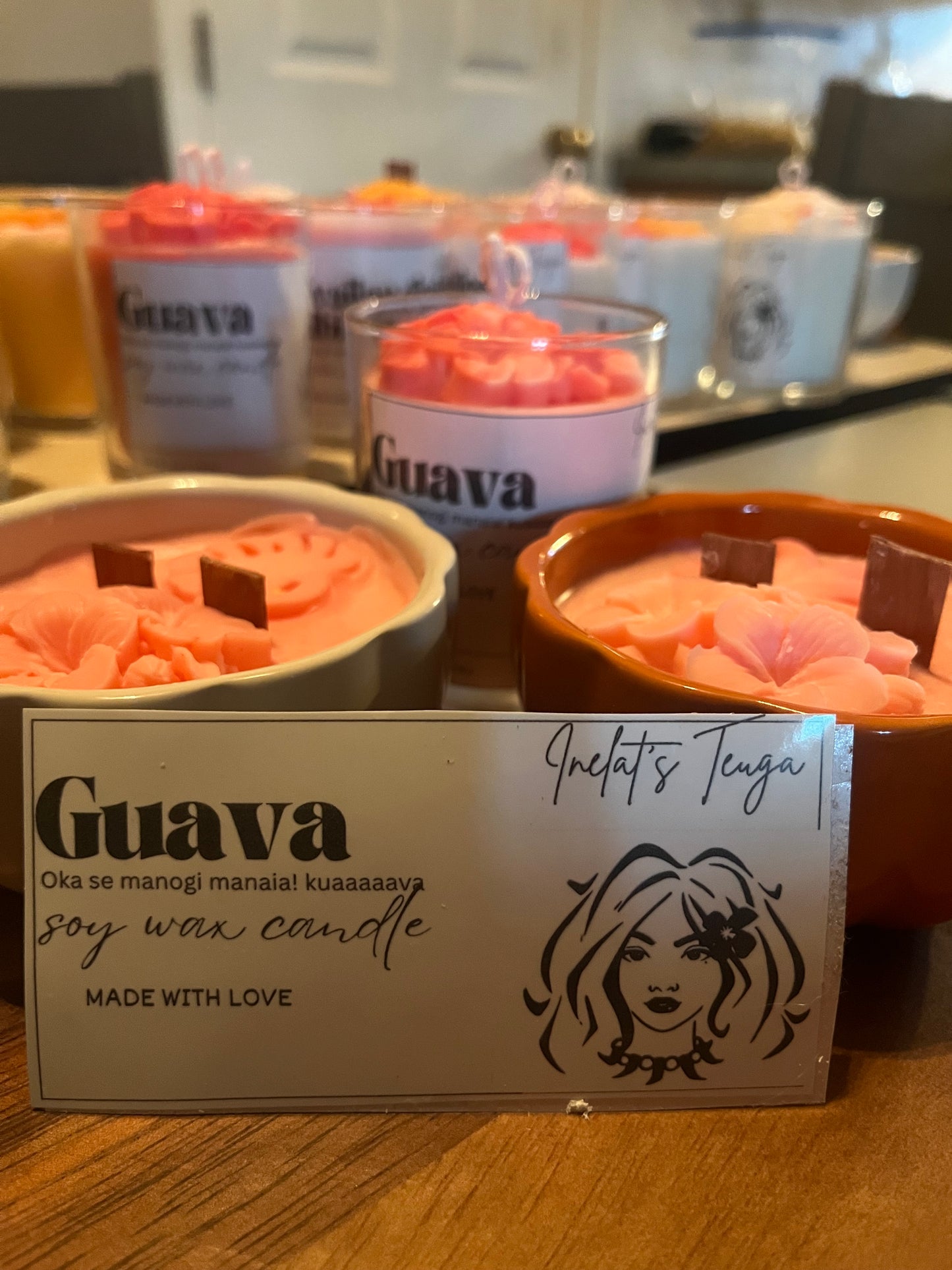 Guava jam scented candles