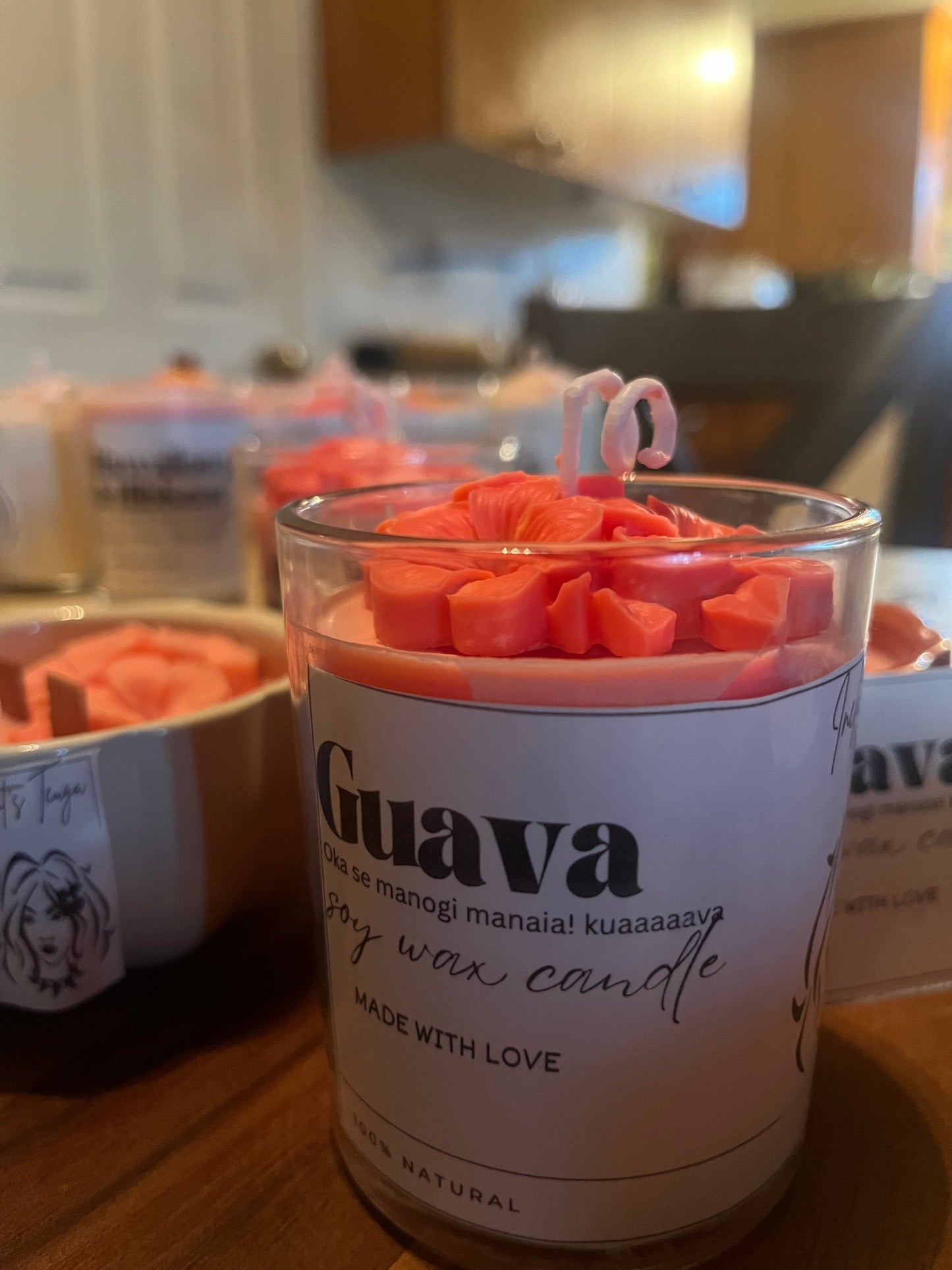Guava jam scented candles