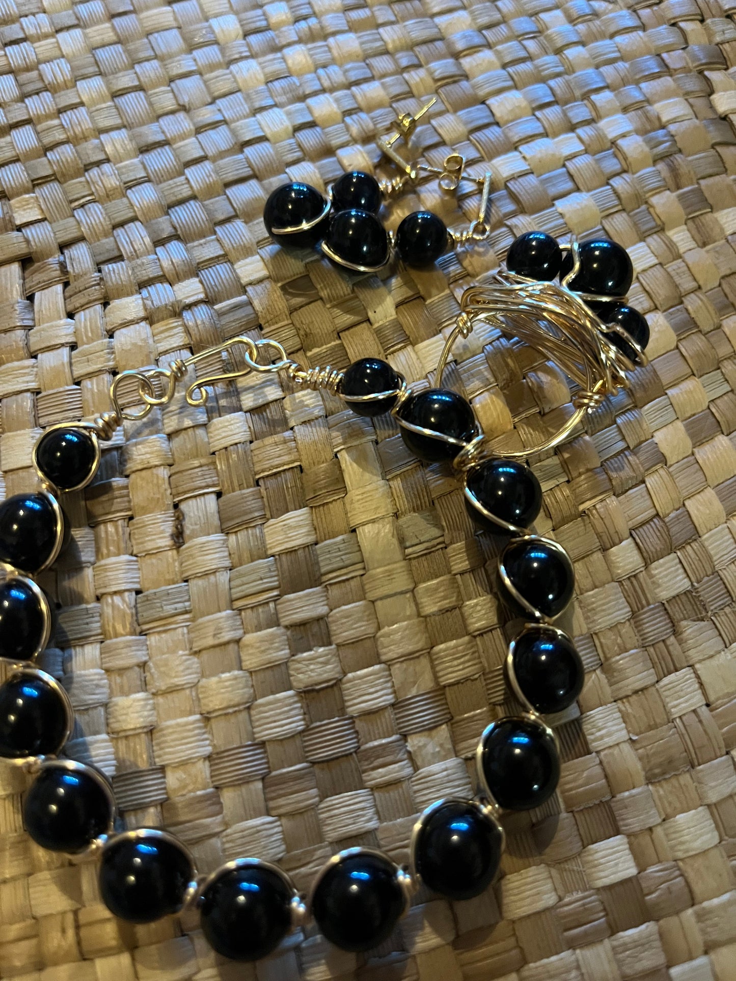 wire wrap jewelry: bracelet $35 sets $65