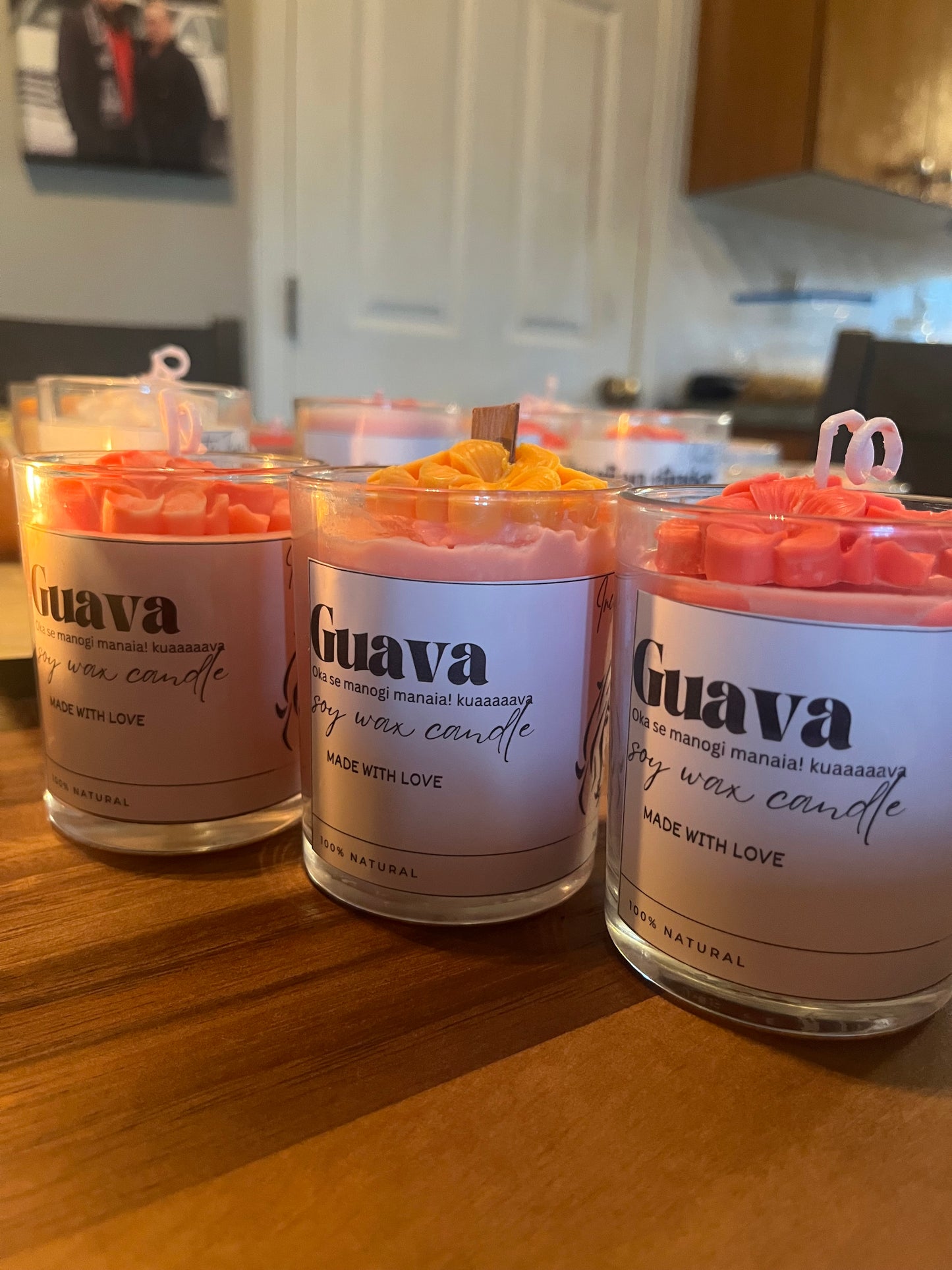 Guava jam scented candles