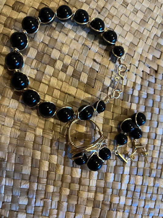 wire wrap set black